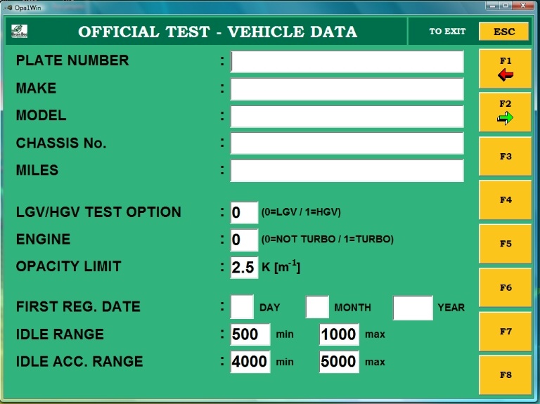 BrainBee Diesel Emission test
